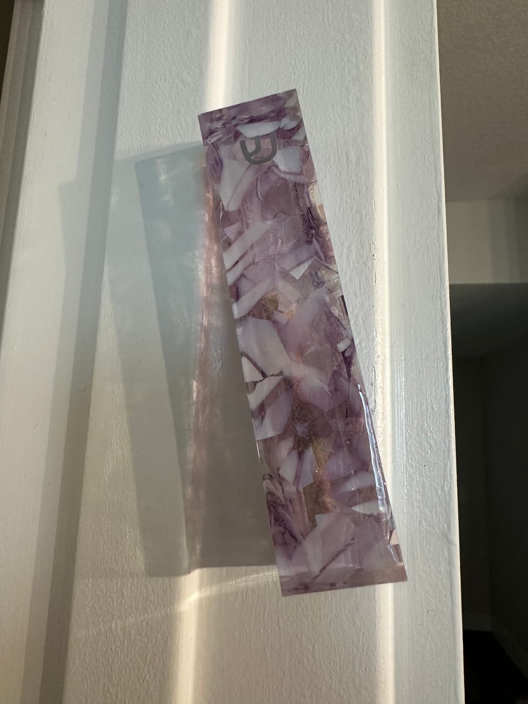 Chuppah Glass Mezuzah