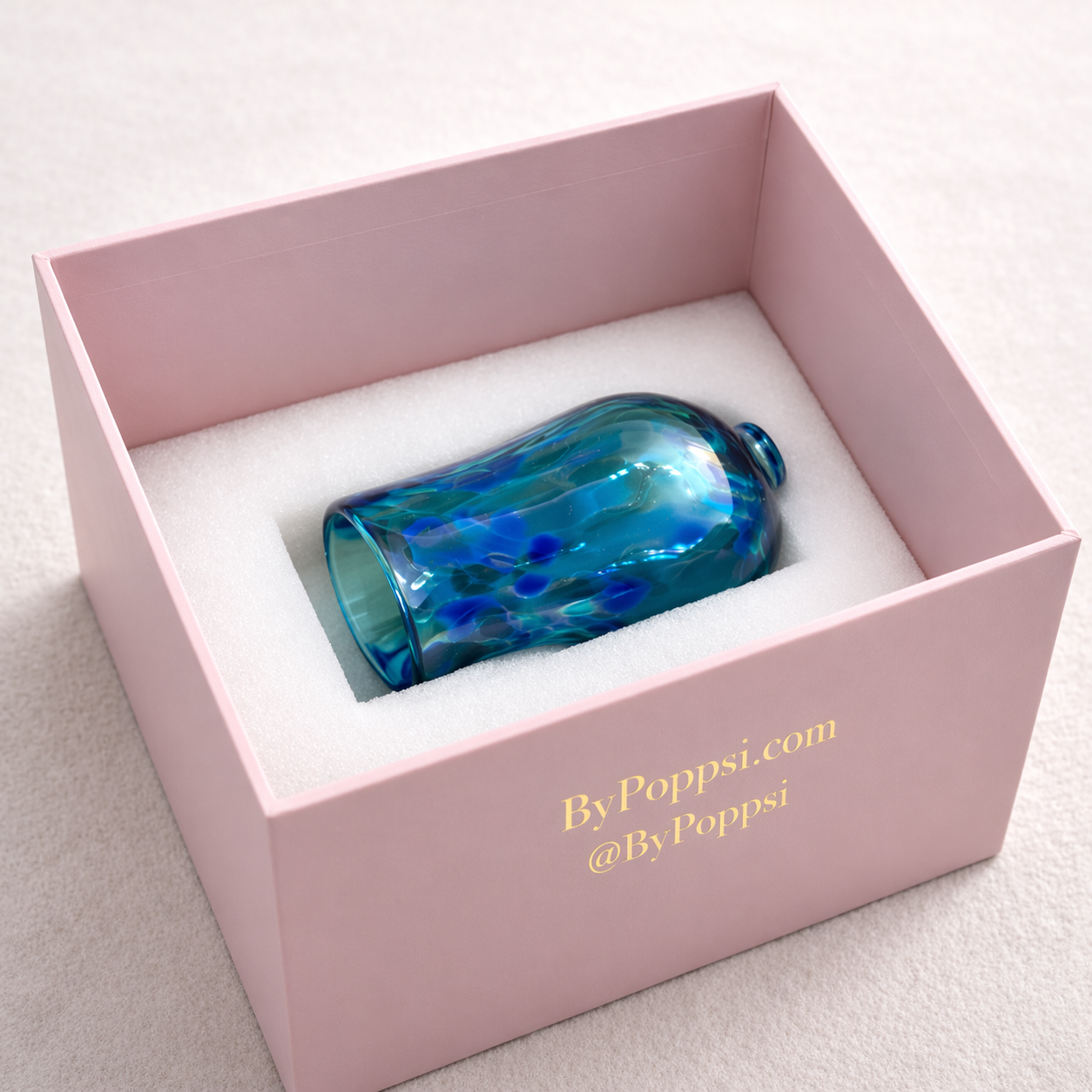 Chuppah Glass Mezuzah Kit