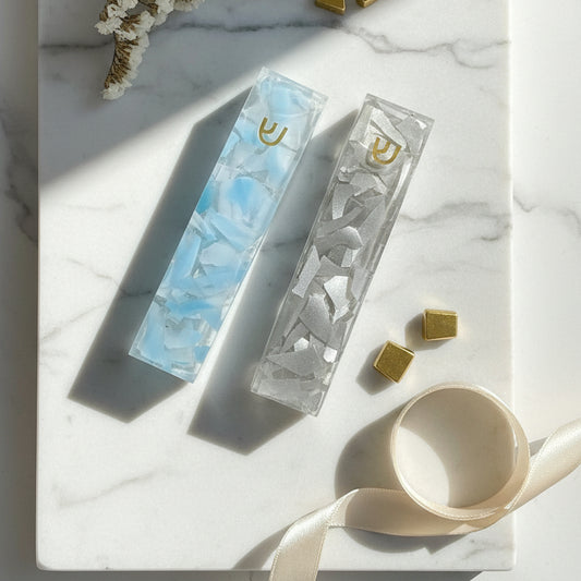 Chuppah Glass Mezuzah