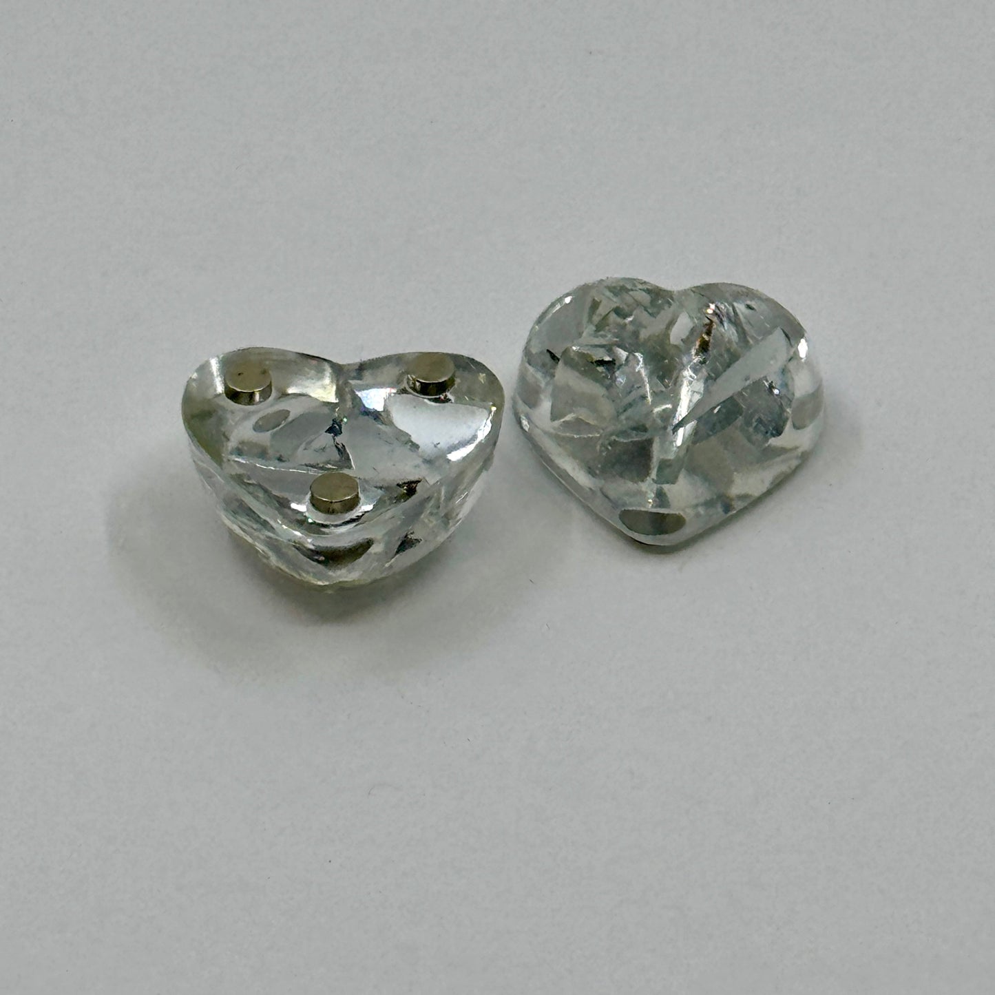 Chuppah Glass Pocket Hearts