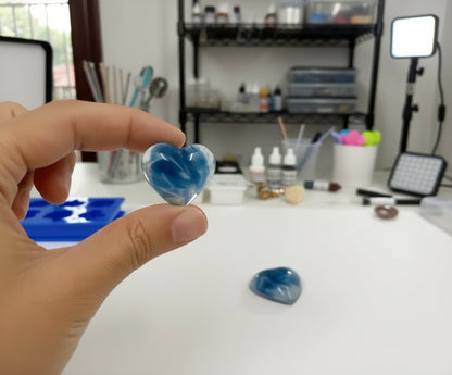 Chuppah Glass Pocket Hearts