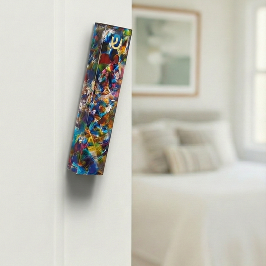 Chuppah Glass Mezuzah