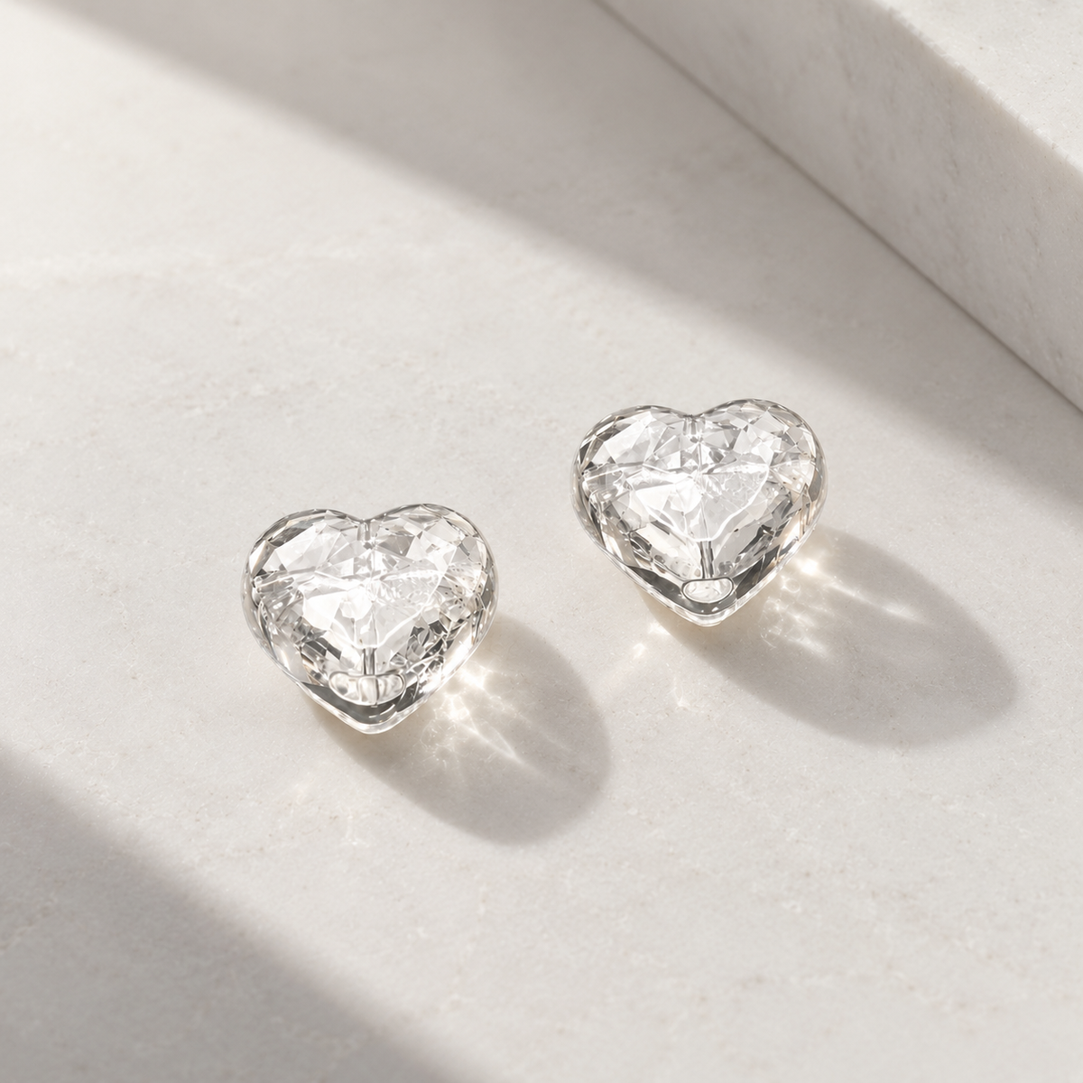 Chuppah Glass Pocket Hearts