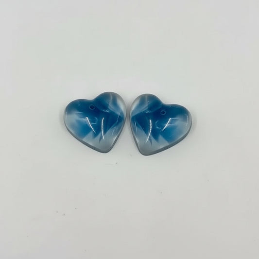 Chuppah Glass Pocket Hearts