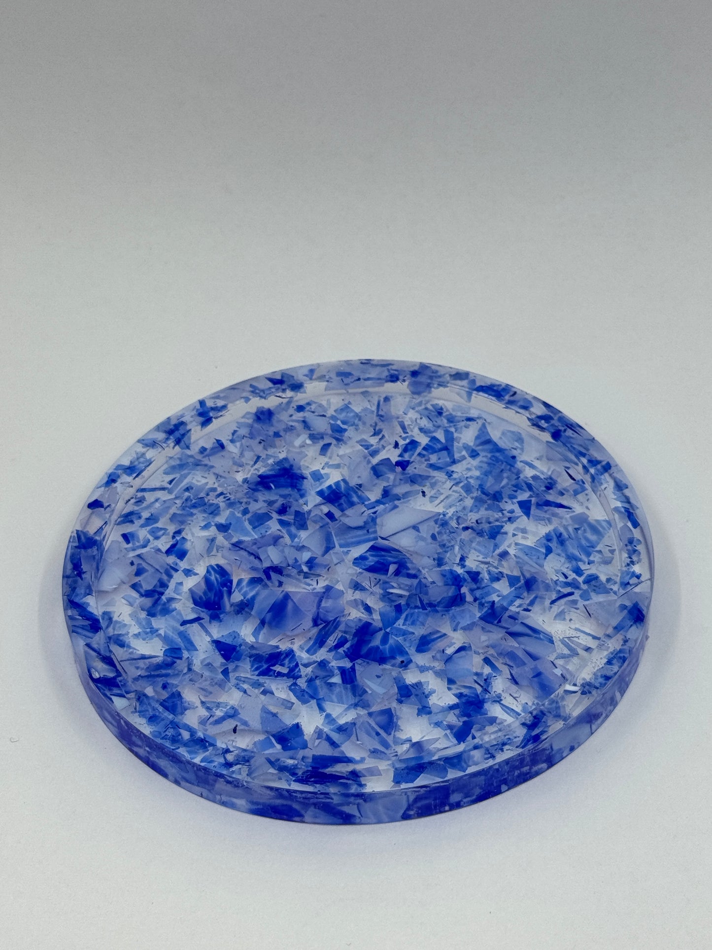 Chuppah Glass Trinket Dish- Heart and Round