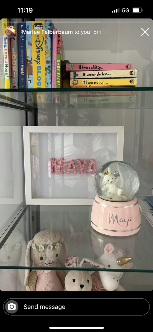 8" X 10"|Chunky Holos|Pink