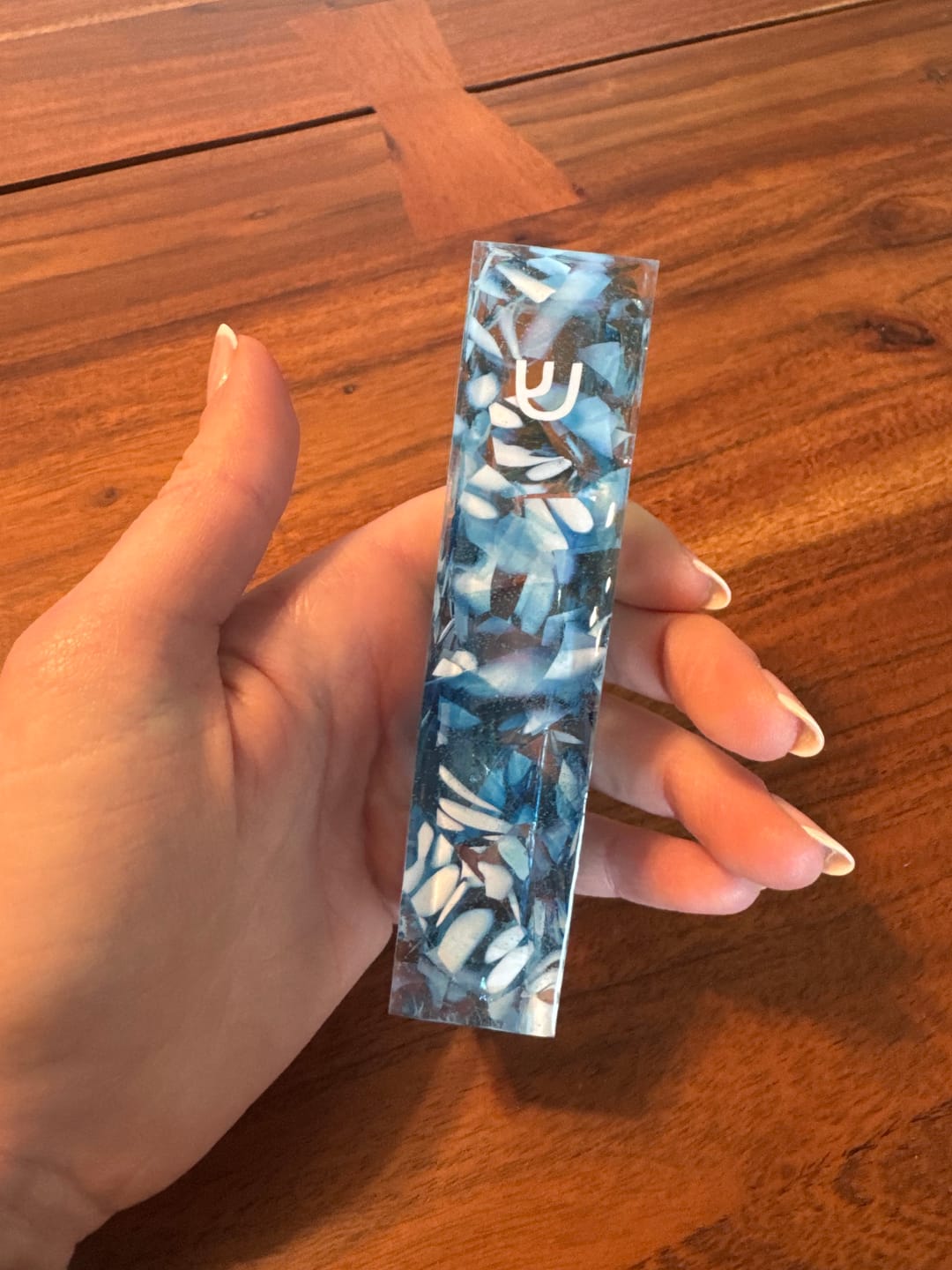 Chuppah Glass Mezuzah