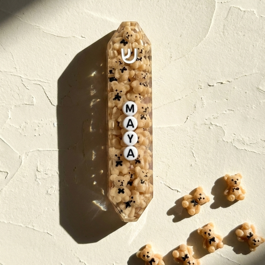 Cute Teddy Beat Mezuzah