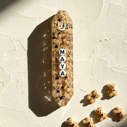 Cute Teddy Beat Mezuzah
