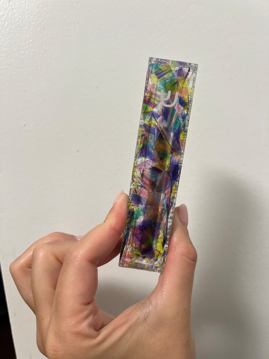 Chuppah Glass Mezuzah