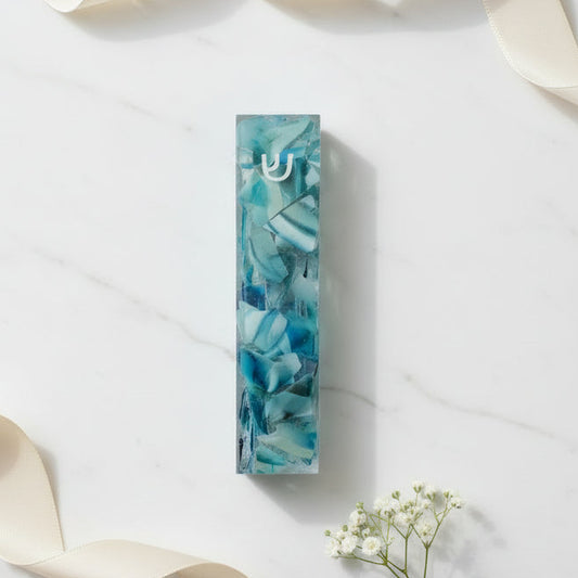 Chuppah Glass Mezuzah