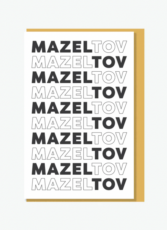 Everyday Yiddish Mazel Card